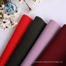 Colorful textiles 95% Polyester 5% Spandex Stretch Scuba Knit Crepe Fabric for coat jacket